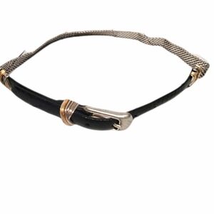 Brighton Black and Silver Belt